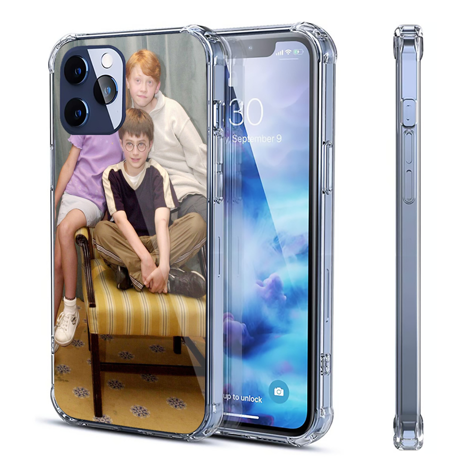 （画像用） Harry Potter ハリー・ポッターシリーズ 【iPhone 12シリーズ対応】透明スマホケース（クリアソフトケース）
